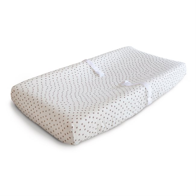 Mushie Changing Pad Cover - Bloom