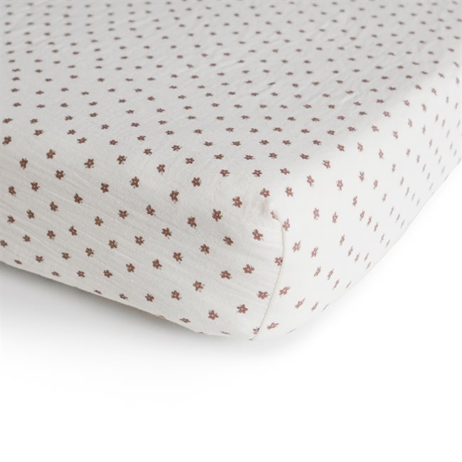 Mushie Crib Sheet - Small - Bloom