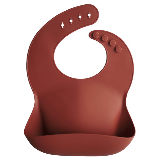 Mushie Silicone Bib - Spice