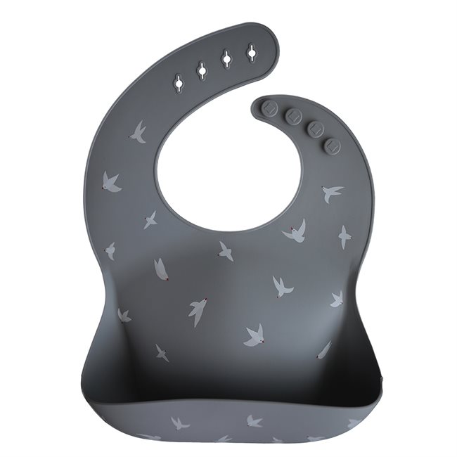 Mushie Silicone Bib - Seagull Cadet