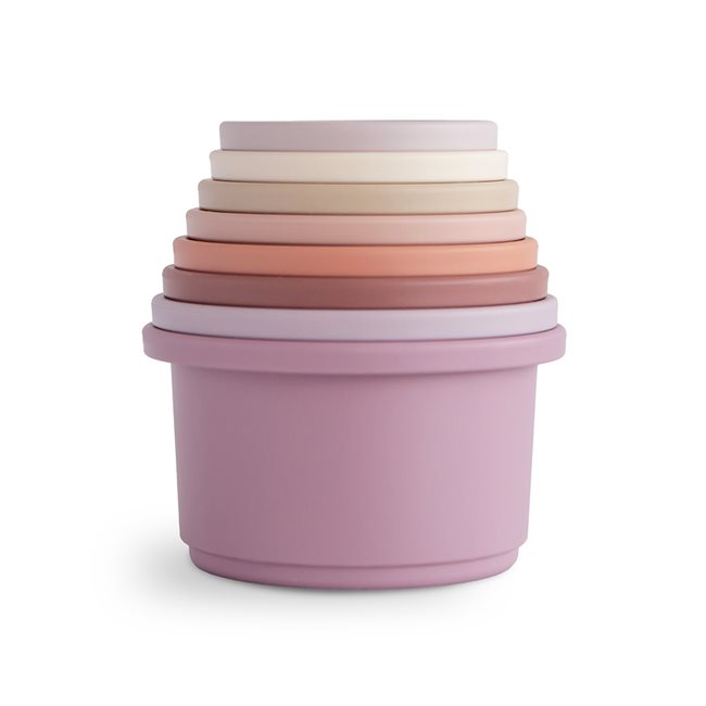 Mushie Stacking Cups - Petal