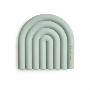 Mushie Teether - Rainbow - Cambridge Blue