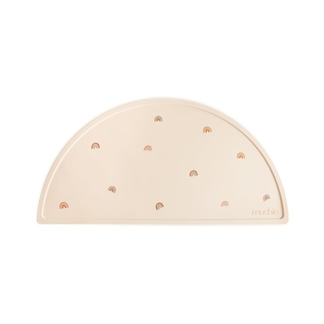 Mushie Silicone Mat - Rainbow