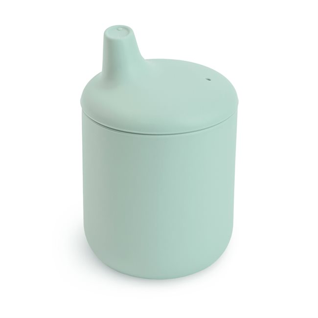 Mushie Silicone Sippy Cup - Cambridge Blue