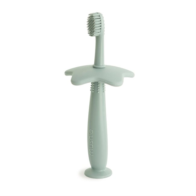 Mushie Star Training Toothbrush - Cambridge Blue