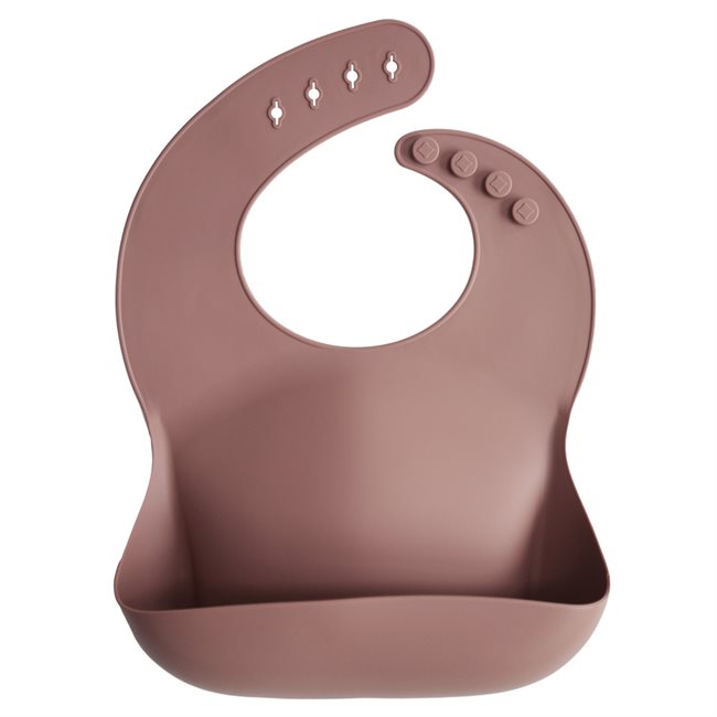 Mushie Silicone Bib - Woodchuck