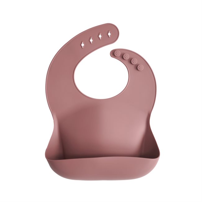 Mushie Silicone Bib - Woodchuck